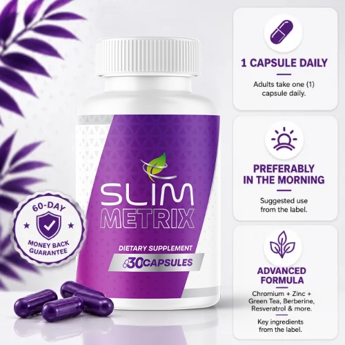 Slim Metrix buy now — 60-day money-back guarantee seal